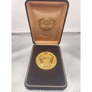 Vtg Commemorative Jostens 1984 Olympic Games‎ Zantac Medal in case Bin Z